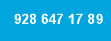 928 647 17 89 928 647 17 89